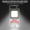 MINI LINTERNA LED 6 en 1 con Altísima potencia de alta calidad premium, 4 intensidades de brillo y carga USB.